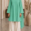 Mint Serenity Nursing Dress front full